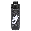 Купить Nike N100763704124 Renew Recharge Chug 24oz/700ml Бутылка для воды Черный Grey / Black / White 7ft.ru в интернет магазине Семь Футов