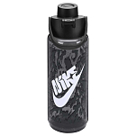 Nike N100763704124 Renew Recharge Chug 24oz/700ml Бутылка для воды Черный Grey / Black / White
