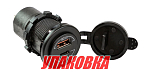 Разъем USB QC3.0 5в 2.4А и USB QC4.0 (упаковка из 50 шт.) Marine Rocket 4620136058490_pkg_50