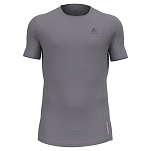 Odlo 111232-15700-XXL Базовый слой с коротким рукавом Crew Natural Performance Серый Grey Melange 2XL