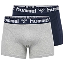 Купить Hummel 203433-2667-2XL трусы-боксёры Mars 2 Единицы Многоцветный Grey Melange/Total Eclipse 2XL 7ft.ru в интернет магазине Семь Футов