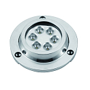 Купить A.a.a. 4000241 IP68 6x3W Круглый подводный синий светодиод Серебристый Silver 94 x 21 mm  7ft.ru в интернет магазине Семь Футов
