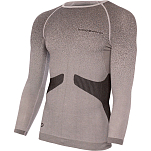 Trangoworld PC007869-112-XL Базовый слой с длинным рукавом Bromo Серый White / Black XL