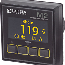 Многофункциональный измерительный прибор Blue Sea M2 1838 7-70/50-250В 0-150A 40-90Гц 0-45кВт IP66 двухконтурный