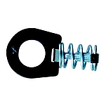 Jr products 342-00225 Защелка дверцы водонагревателя Серебристый Black