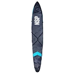 Nsp nabb1301 Чехол для SUP-доски Premium race 12´6´´ x 23´´ Black / Blue 50x5x50 381 cm