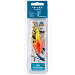 Kinetic F179-247-264 Sabiki Pro 40g Рыболовное Перо Бесцветный Yellow Glitter / Red Target