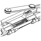 Купить Uflex 216-UC128SVS1P Silversteer™ V Гидравлический цилиндр рулевого управления с передним креплением 1 Порт Черный 7ft.ru в интернет магазине Семь Футов