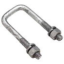 Купить Seachoice 50-57301 U-Bolt RD Зажим оси с пластиной Серебристый Silver 3/8-16 x 1 3/4´´  7ft.ru в интернет магазине Семь Футов