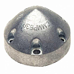 Martyr anodes 194-CMMP70RZ Гайка гребного винта Анод Серый Zinc for Max Prop 70 mm 