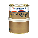 Грунтовка двухкомпонентная быстросохнущяя прозрачная International Clear Wood Sealer Fast Dry 750 мл