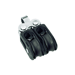 Barton marine 7800210 275kg 5 mm Двойной фиксированный шкив Серебристый Black 20 x 50 mm 