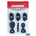 Комплект блоков из композитного материала серии Carbo 6 ед. Harken 7404 10 мм черный