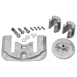 Quicksilver 888761q03 комплект анодов для Mercruiser Bravo II III алюминий Grey 12x12x19