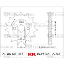 Купить Звезда для мотоцикла ведущая C4387-14 RK Chains 7ft.ru в интернет магазине Семь Футов