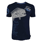 Hotspot design 010001005 Футболка с коротким рукавом Fishing Mania Dorado Голубой Black 2XL
