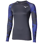 Mizuno a2gac705-10-xs Базовый слой с длинным рукавом Virtual Body G5 Odyssey Gray / Iris Bloom 30x20x5