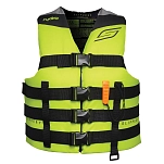 Slippery 3240-0989 Спасательный жилет Hydro  Black / Lime L-XL
