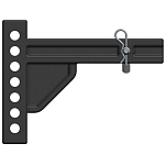 Blue ox 123-BXW4036 Track Pro 7 Отверстия Буксировка заминка БАР Серебристый Black