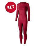 Lenz 281-30-m/l Комплект термобелья с длинным рукавом Merino underwear long pant Dark Red 30x22x4 M-L