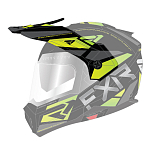 Козырек FXR Maverick Modular Team Black/Charcoal/Hi Vis 201744-1065-00