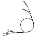 Zebco 2372109 Trophy Steel Trace 1x7 Rolling Стальная Линия 9кг Черный Silver 40 cm 