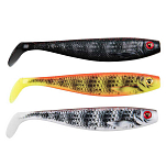 Fox rage NPS019 Pro Shad Мягкая приманка 230 Mm  UV Lemontiger