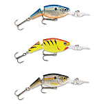 Rapala 14RAJSR04PRT Shad Rap Шарнирный воблер 40 Mm 5g Многоцветный PRT 5 g 