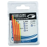 Garbolino GOMAM0190-F12OY Поплавок Antena Fiber Set 1.20 mm 8 Единицы Red / Yellow 22-26-30-36 mm