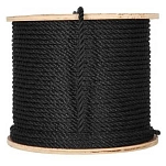 Plastimo P201770 Швартовый канат 3 пряди 100 m Black 14 mm