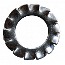 Купить Forniture nautiche italiane Y679814 A2 DIN678 Зубчатая шайба 100 единицы измерения Серебристый Grey 14 mm  7ft.ru в интернет магазине Семь Футов