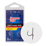 Benzar mix 42877608 Method Mono Line Связанный Крючок Без Зазубрин Бесцветный Black Nickel 8