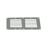 Вентиляционная решетка 117x232мм из полированной нержавеющей стали, Osculati 53.021.03