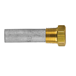 Цинковый анод Tecnoseal 01318T Ø12x30мм стержневой с заглушкой 3/8''GAS для лодочных двигателей Yanmar