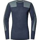 Купить Haglöfs 605089-4XA-XXL Базовый слой с длинным рукавом Natural Blend Tech Голубой Tarn Blue / Steel Blue 2XL 7ft.ru в интернет магазине Семь Футов