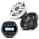 Купить Clarion marine PACK-CLARION3 Комплект приемника BT CMM и динамиков CMS-651-SWB 10GR Серебристый Black / White 7ft.ru в интернет магазине Семь Футов