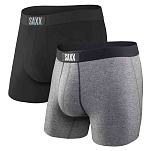 SAXX Underwear SXPP2V.BGP.XL Боксёр Vibe 2 Единицы Серый Black / Grey XL