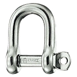 Plastimo 100710 Прямая самоблокирующаяся дужка Grey 4 mm