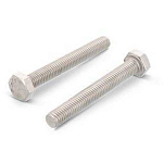 Euromarine VIXVH0825-25 A4 DIN 933 8x25 mm Винт с шестигранной головкой 25 единицы Silver