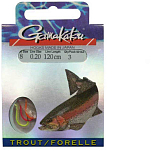 Gamakatsu 140271-00600-00022-00 Booklet Trout Multi C Связанные Крючки 0.220 Mm Многоцветный Multicolour 6 