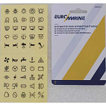Euromarine 050071 Наклейки на тумблер Бесцветный Black