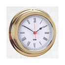 Купить Часы кварцевые судовые Termometros ANVI 32.0385 Ø150/120мм 45мм из полированной латуни 7ft.ru в интернет магазине Семь Футов