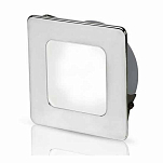 Hella marine 2JA 958 340-511 Euroled 95 Квадратный белый свет Silver 78 x 29 mm