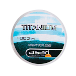 Asari LATT100014 Titanium 1000 M Линия Бесцветный  Clear 0.140 mm 