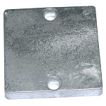 Super marine ANO1701 Цинковая пластина Анод Серебристый Grey 65 x 65 x 10 mm