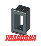 Панель для независимой установки переключателей, Marine Rocket (упаковка из 50 шт.) 4620136040303_pkg_50