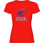 Kruskis 11502145xlc419 Футболка с коротким рукавом Life Is Better Fishing Red 30x25x2
