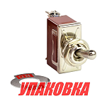 Тумблер двухпозиционный OFF-(ON) 12 В/6А 2P (упаковка из 10 шт.) AAA AN3C-111AA_pkg_10