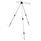 Купить Lineaeffe 6313045 Foldable Aluminium 165 cm Черный  Grey 7ft.ru в интернет магазине Семь Футов