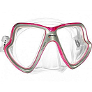 Купить Маска для плавания из бисиликона для узких лиц Mares X-Vision LiquidSkin Mid 411029 прозрачно-розовый/розовый 7ft.ru в интернет магазине Семь Футов